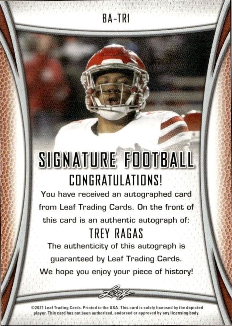 Trey Ragas - Back