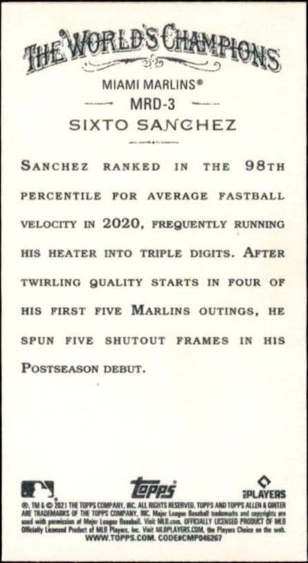 Sixto Sanchez - Back