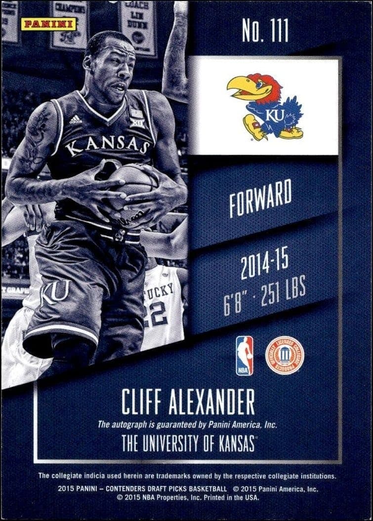Cliff Alexander - Back