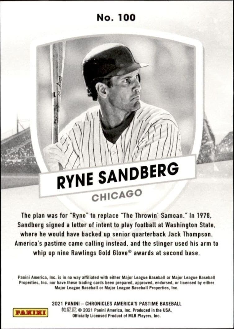 Ryne Sandberg - Back