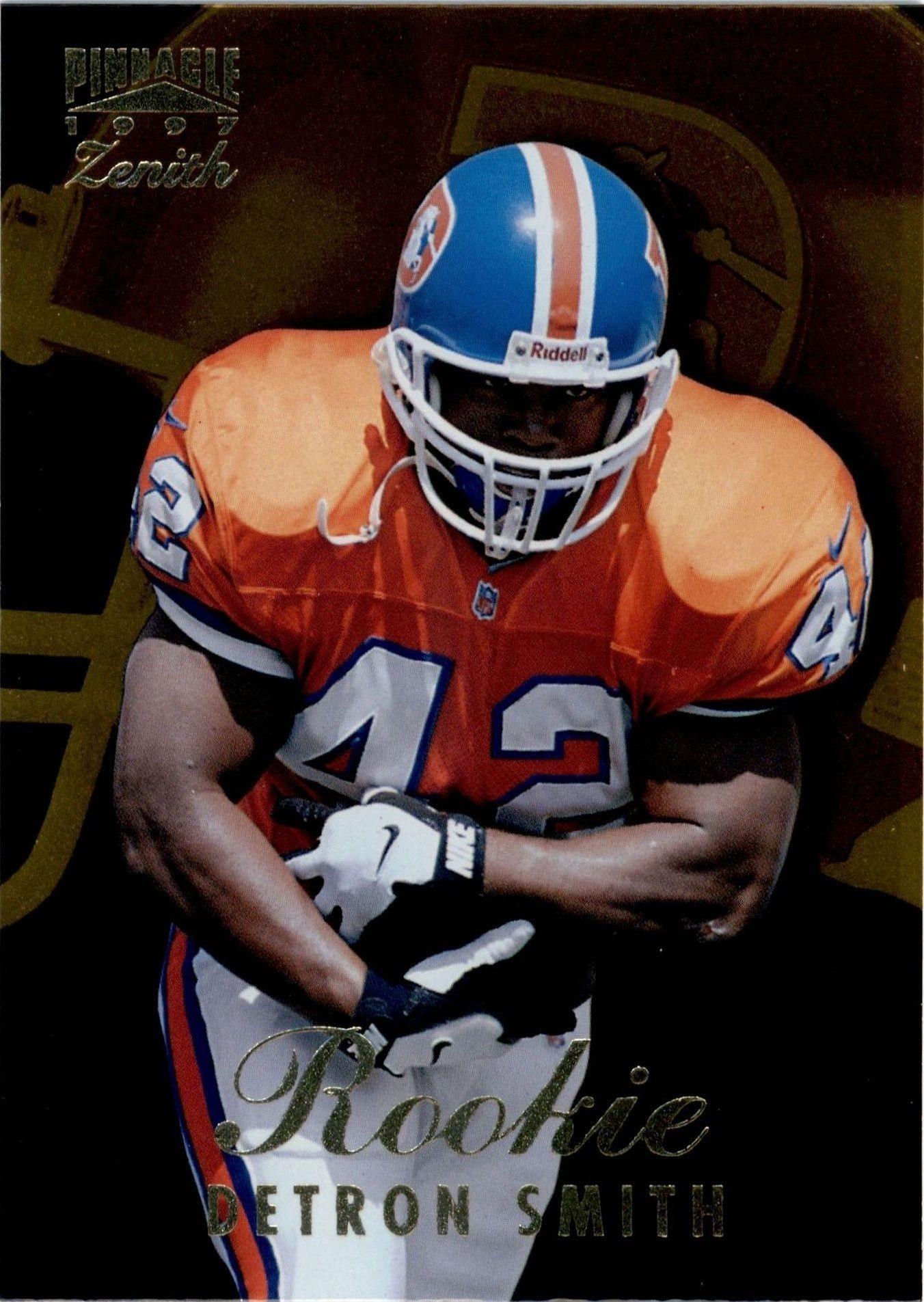 1997 Pinnacle Zenith Detron Smith #128 trading card