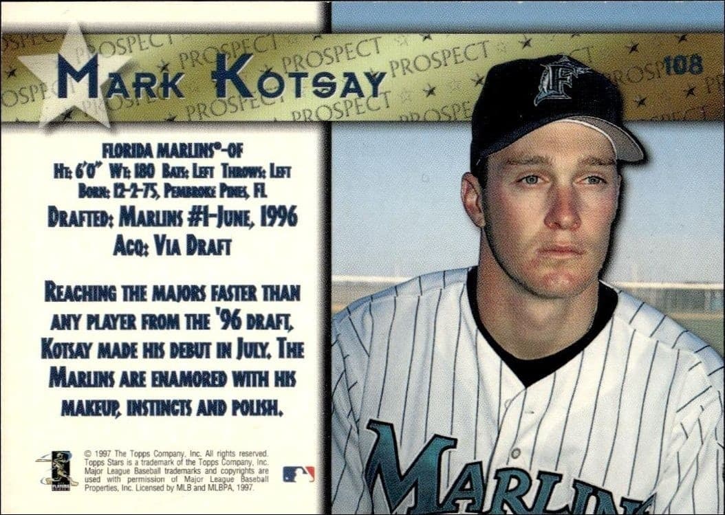 Mark Kotsay - Back