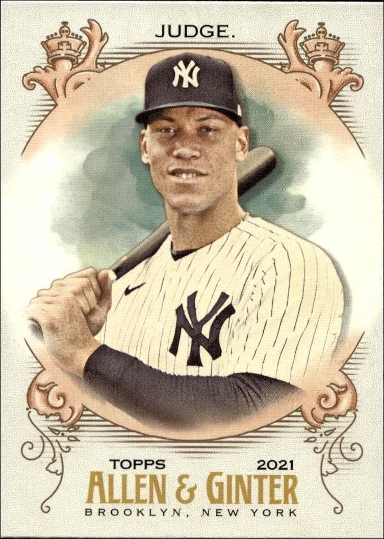 2021 Topps Allen & Ginter Aaron Judge #126 trading card