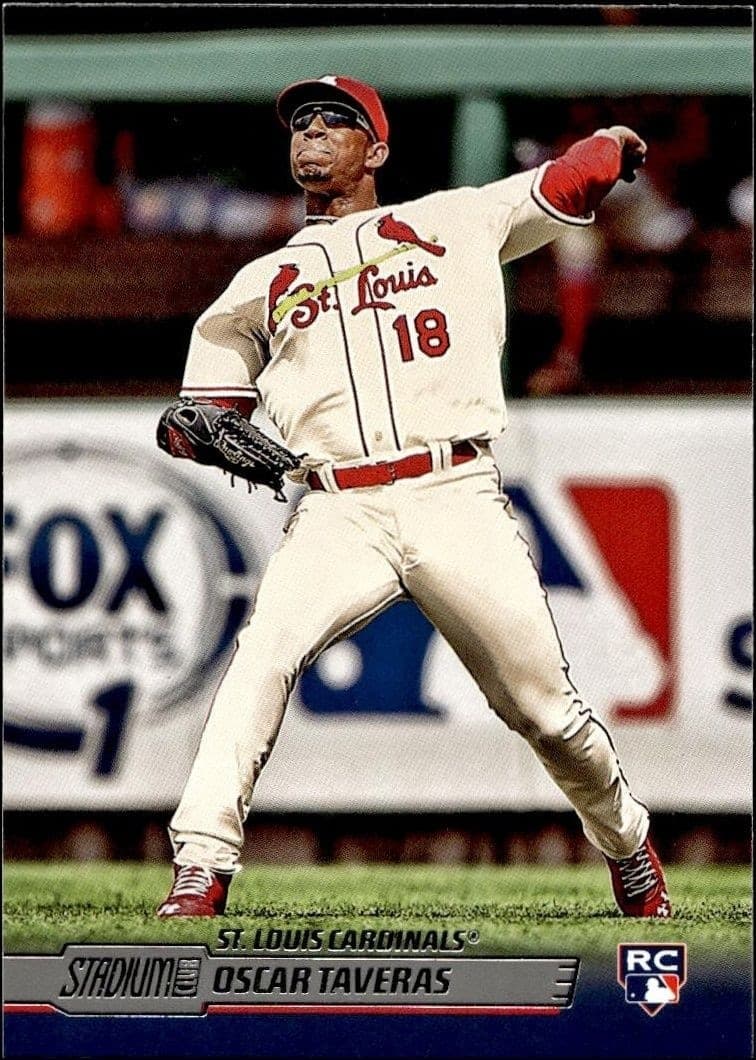 2014 Topps Stadium Club Oscar Taveras #47 trading card