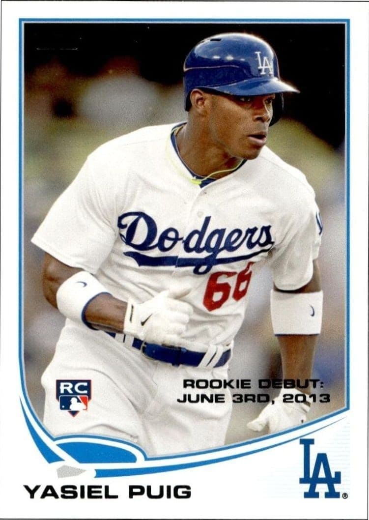 2013 Topps Update Series Yasiel Puig #US330 trading card