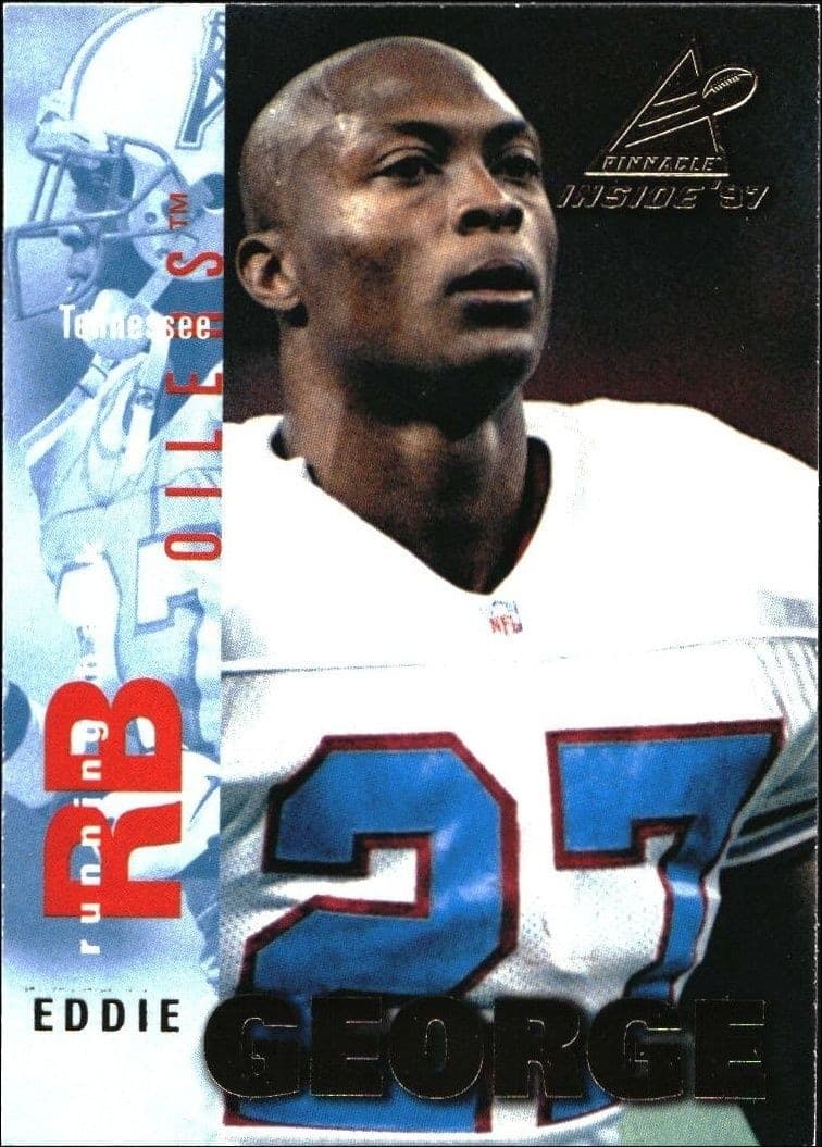 1997 Pinnacle Inside Eddie George #13 trading card