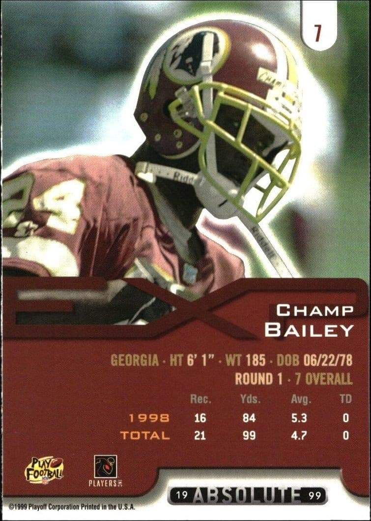 Champ Bailey - Back