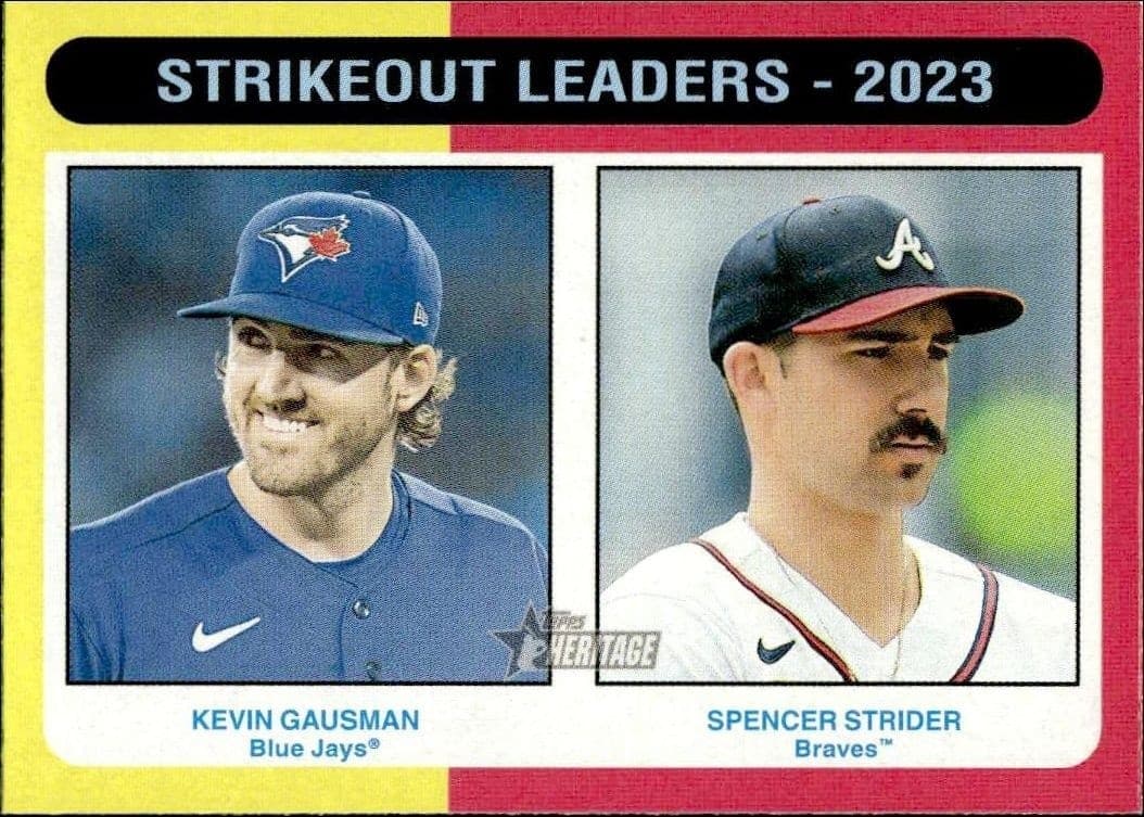 2024 Topps Heritage Spencer Strider #312 trading card
