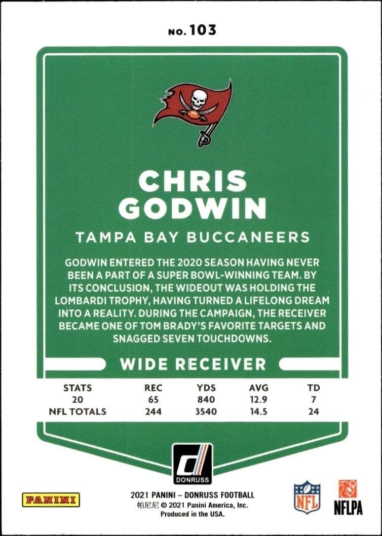 Chris Godwin - Back