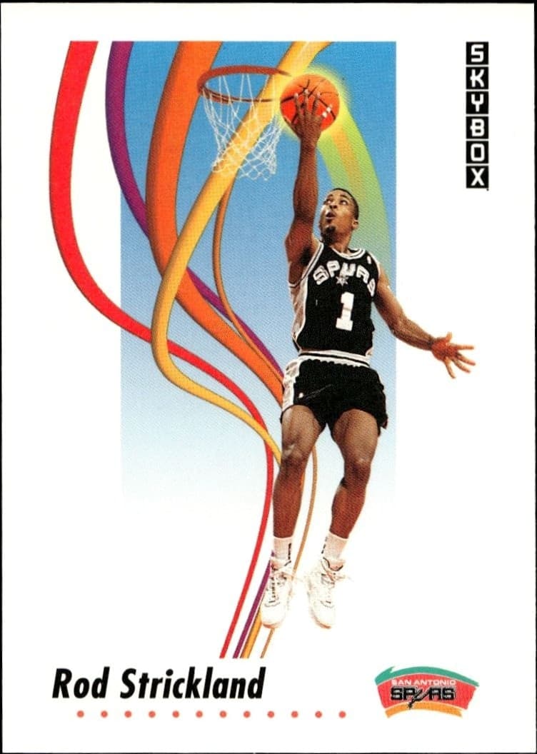 1991-92 Skybox Rod Strickland #263 trading card