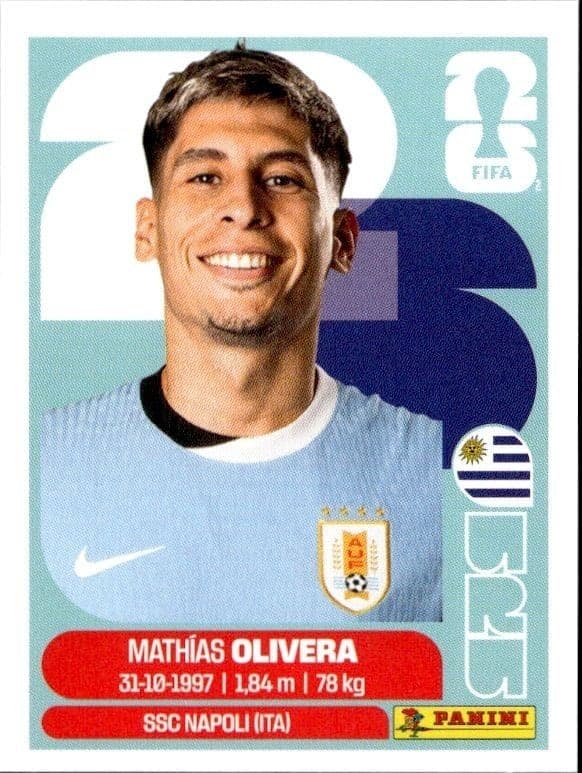 2026 Panini FIFA World Cup Mathías Olivera #URU 7 trading card