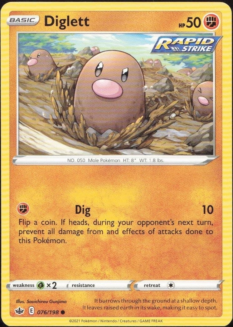 Diglett - Front