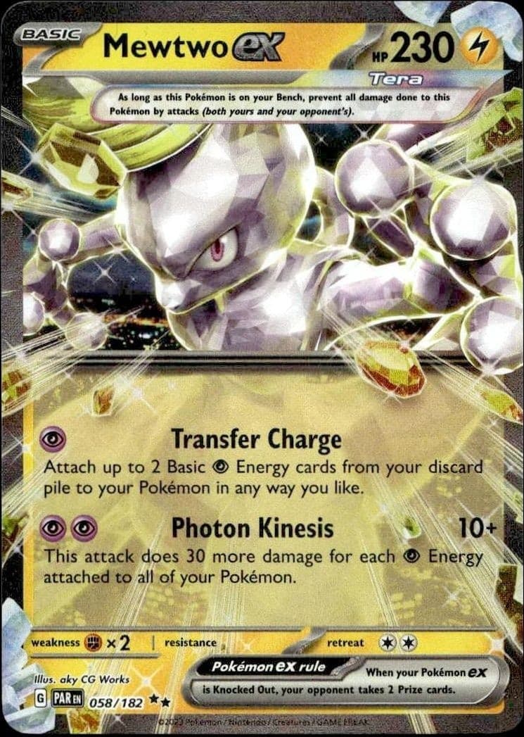 Mewtwo ex - Front