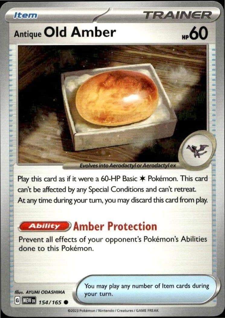 Antique Old Amber - Front