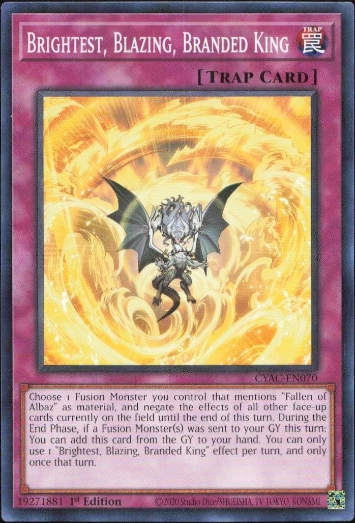 Brightest, Blazing, Branded King - Front