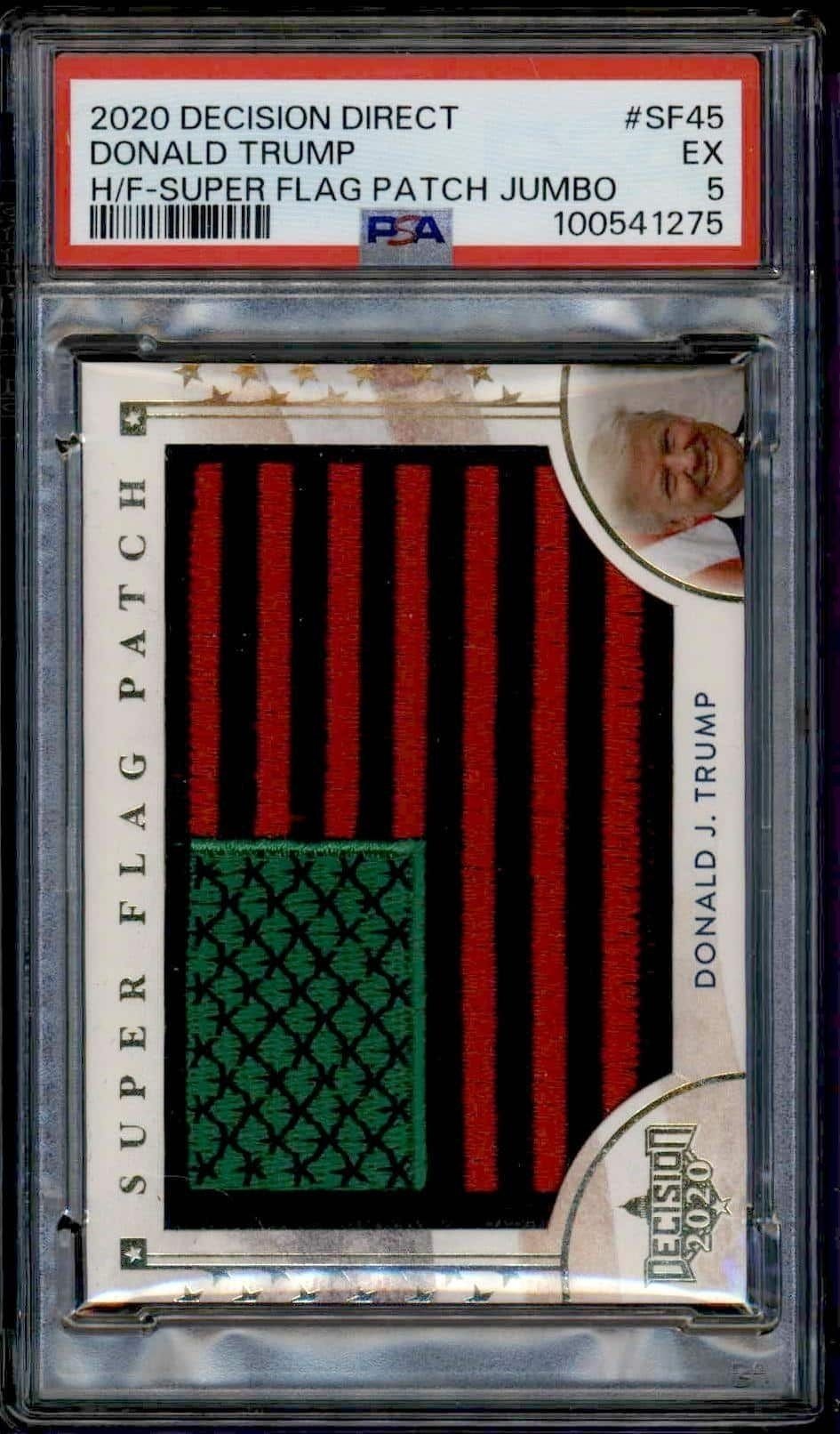 2020 Leaf Decision Direct Donald Trump #SF45 trading card