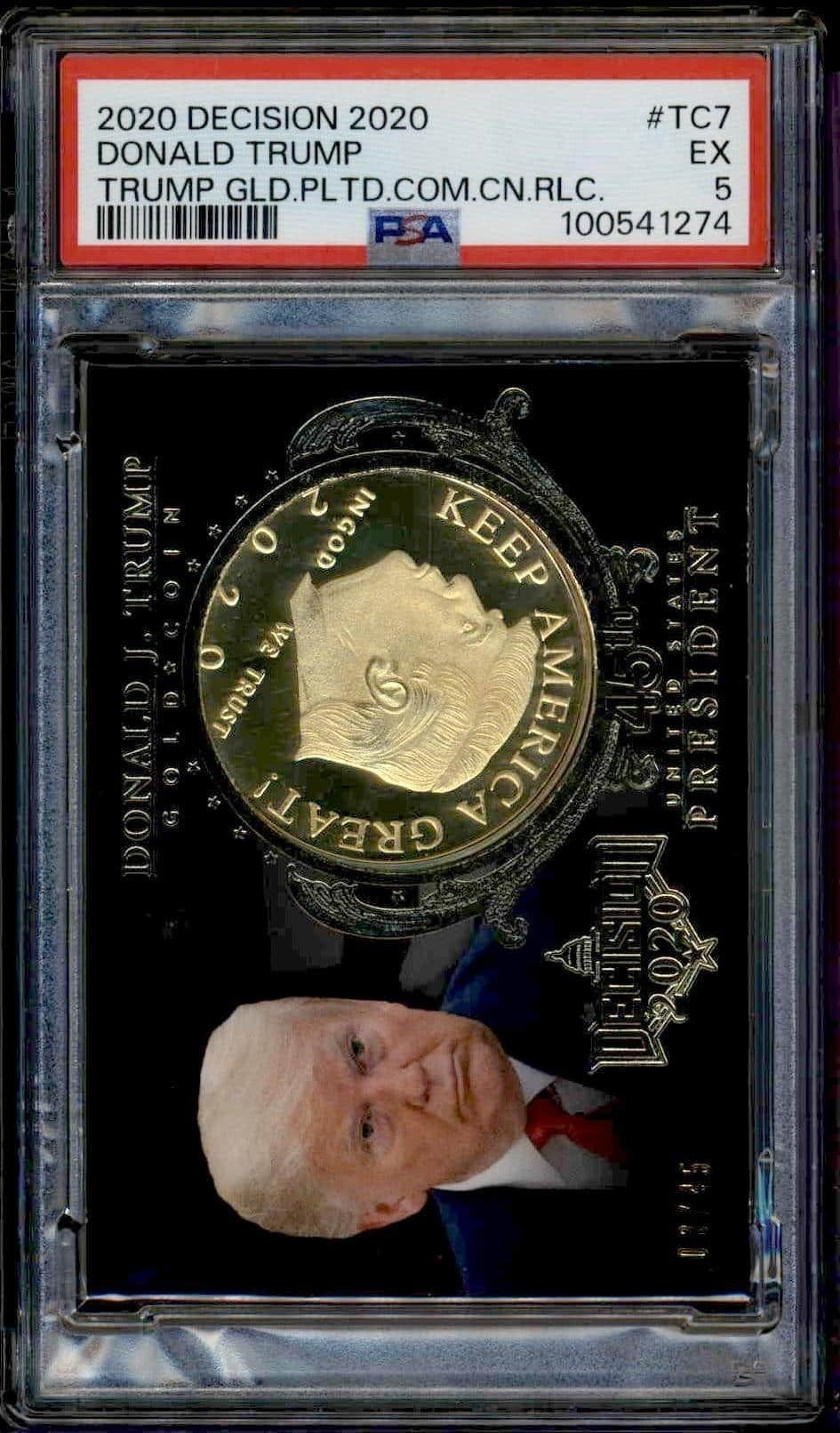 2020 Leaf Decision Series 2 Donald J. Trump #TC7 trading card