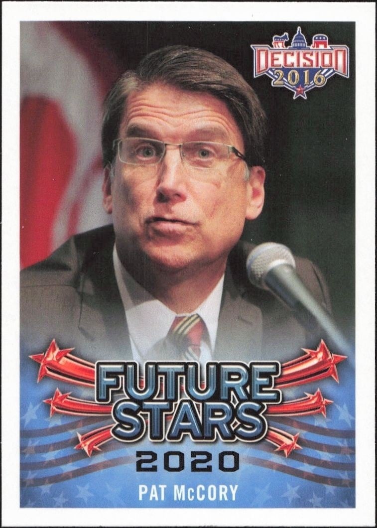 2016 Leaf Decision Pat McCory #108 trading card