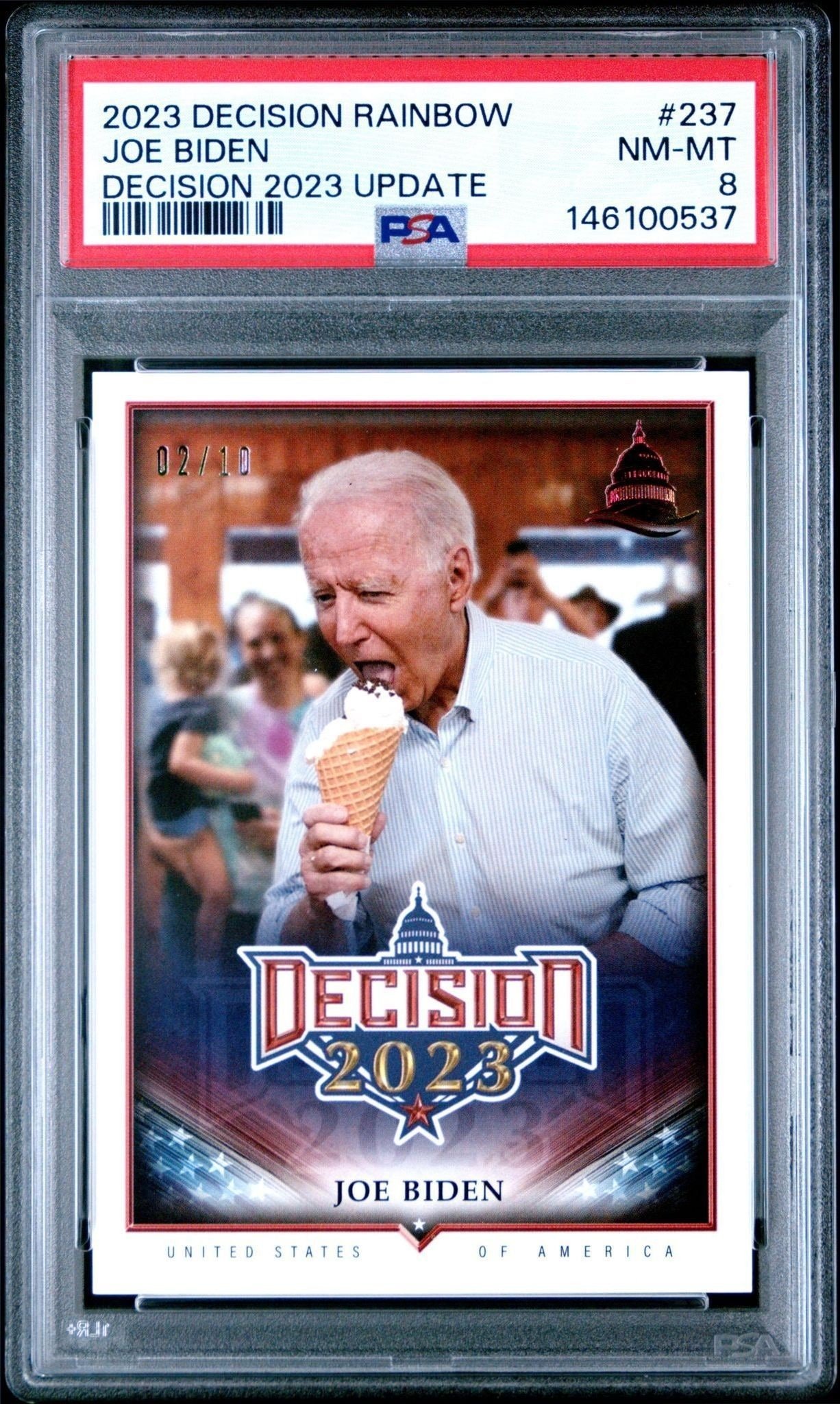 2023 Leaf Decision Update Joe Biden #237 trading card