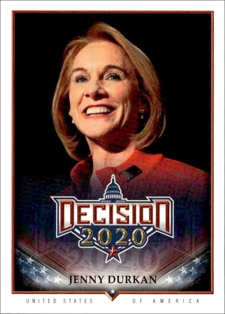2020 Leaf Decision Series 2 Jenny Durkan #679 trading card