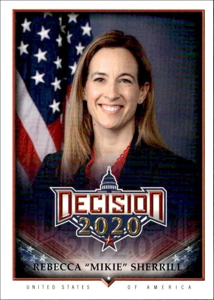 2020 Leaf Decision Series 2 Rebecca "Mikie" Sherrill #676 trading card