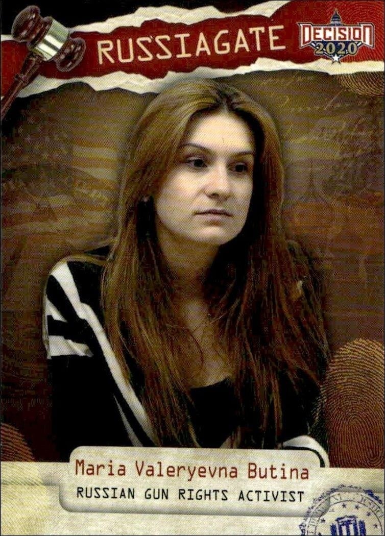 2021 Leaf Decision Series 2 Maria Valeryevna Butina #RG73 trading card