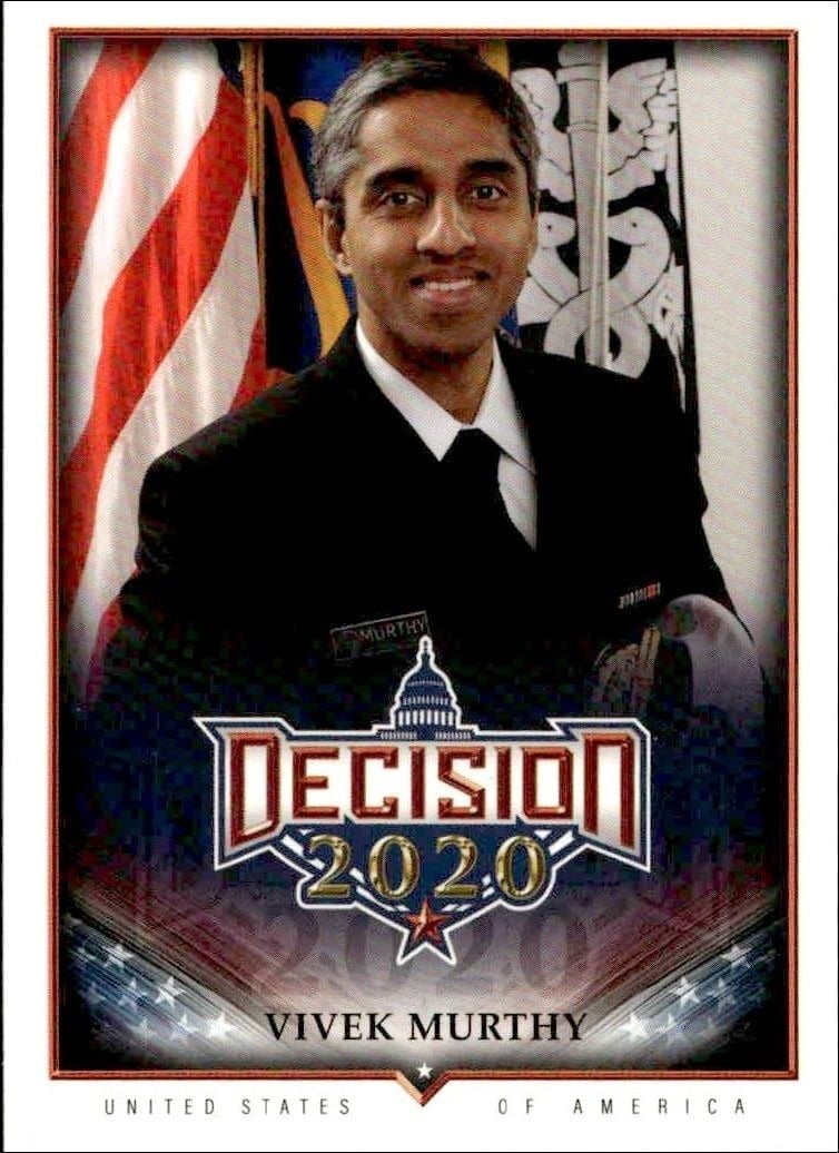 2020 Leaf Decision Series 2 Vivek Murthy #642 trading card