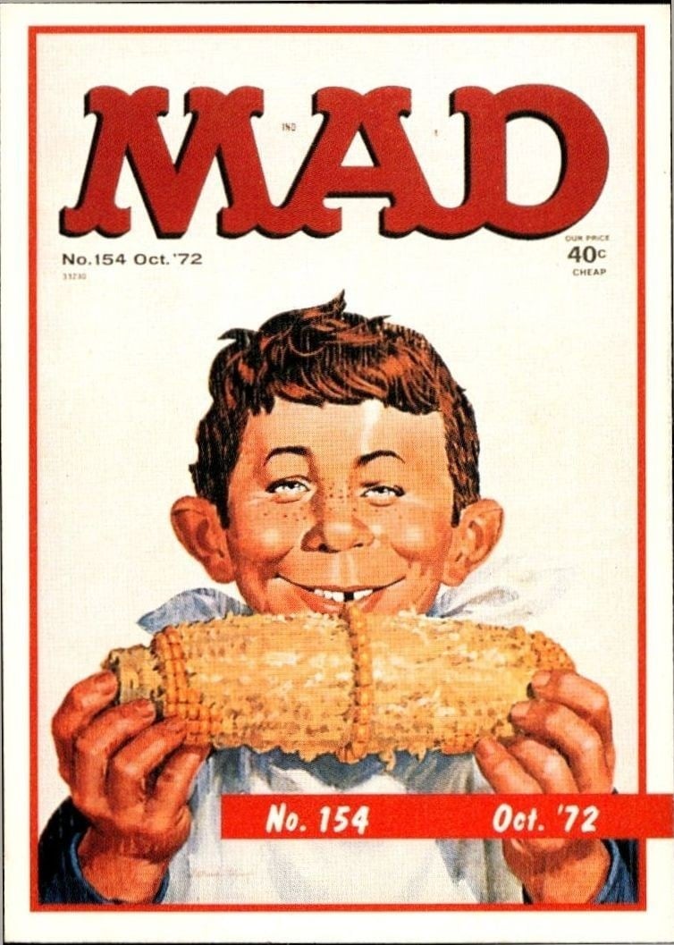 1992 Lime-Rock Mad Magazine Mad No. 154 (Oct. '72) #154 trading card