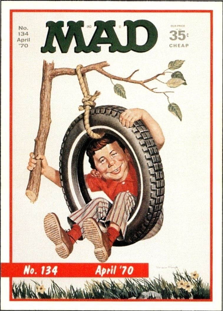 1992 Lime-Rock Mad Magazine Mad No. 134 (April '70) #134 trading card