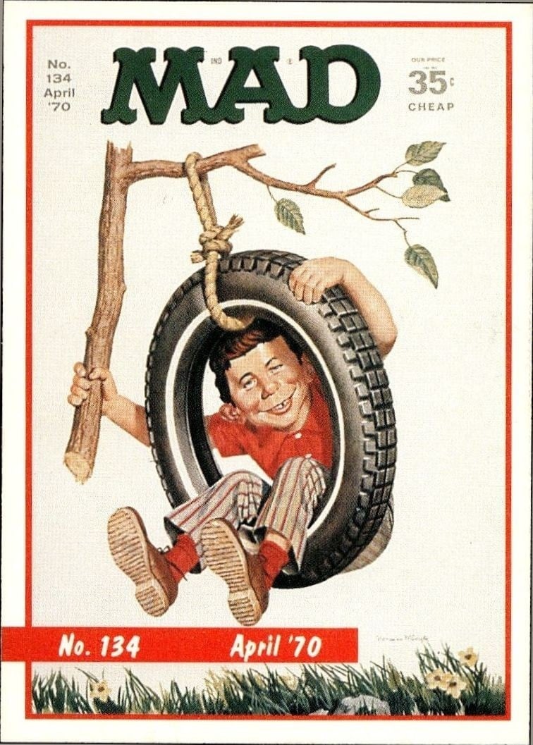 1992 Lime-Rock Mad Magazine Mad No. 134 (April '70) #134 trading card