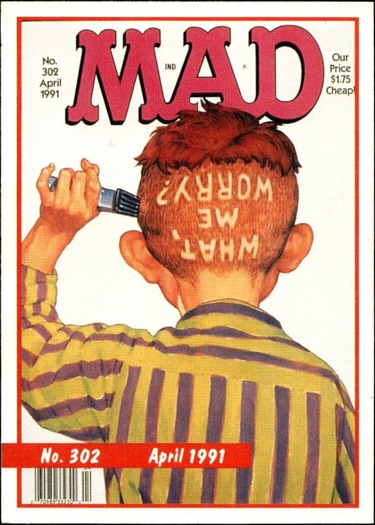 1992 Lime-Rock Mad Magazine Mad No. 302 (April 1991) #302 trading card