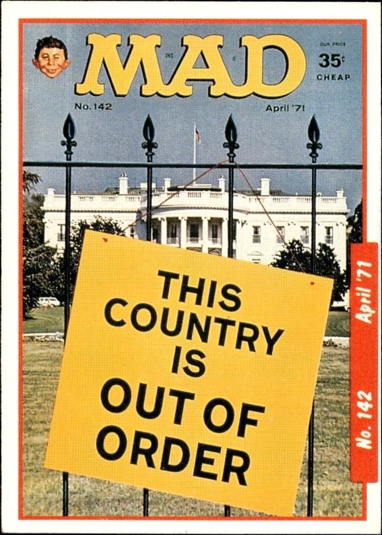 1992 Lime-Rock Mad Magazine Mad No. 142 (April '71) #142 trading card