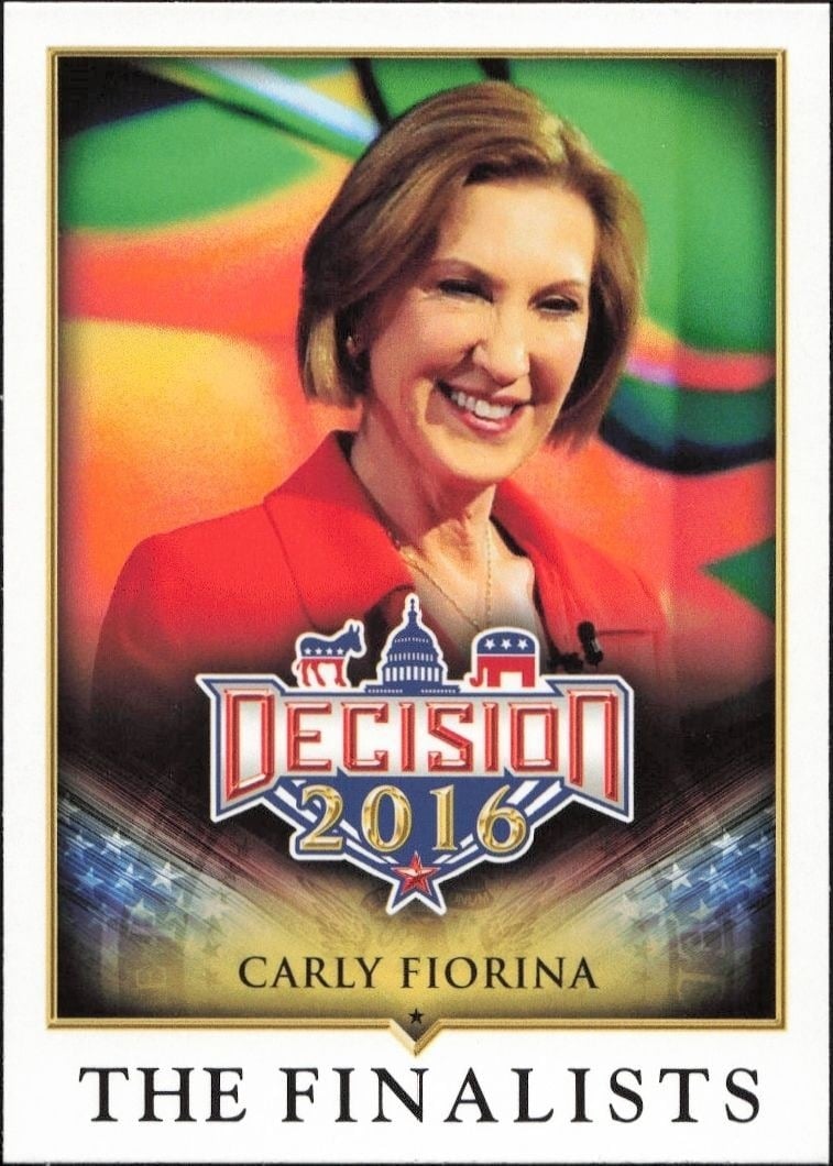 2016 Leaf Decision Carly Fiorina #79 trading card