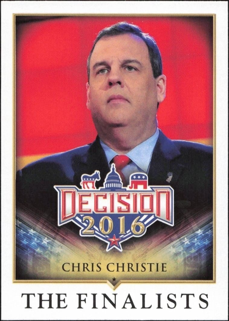 2016 Leaf Decision Chris Christie #80 trading card