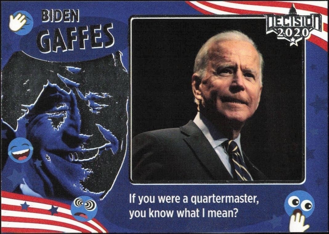 2020 Leaf Decision Series 2 Joe Biden #GAF-19 trading card