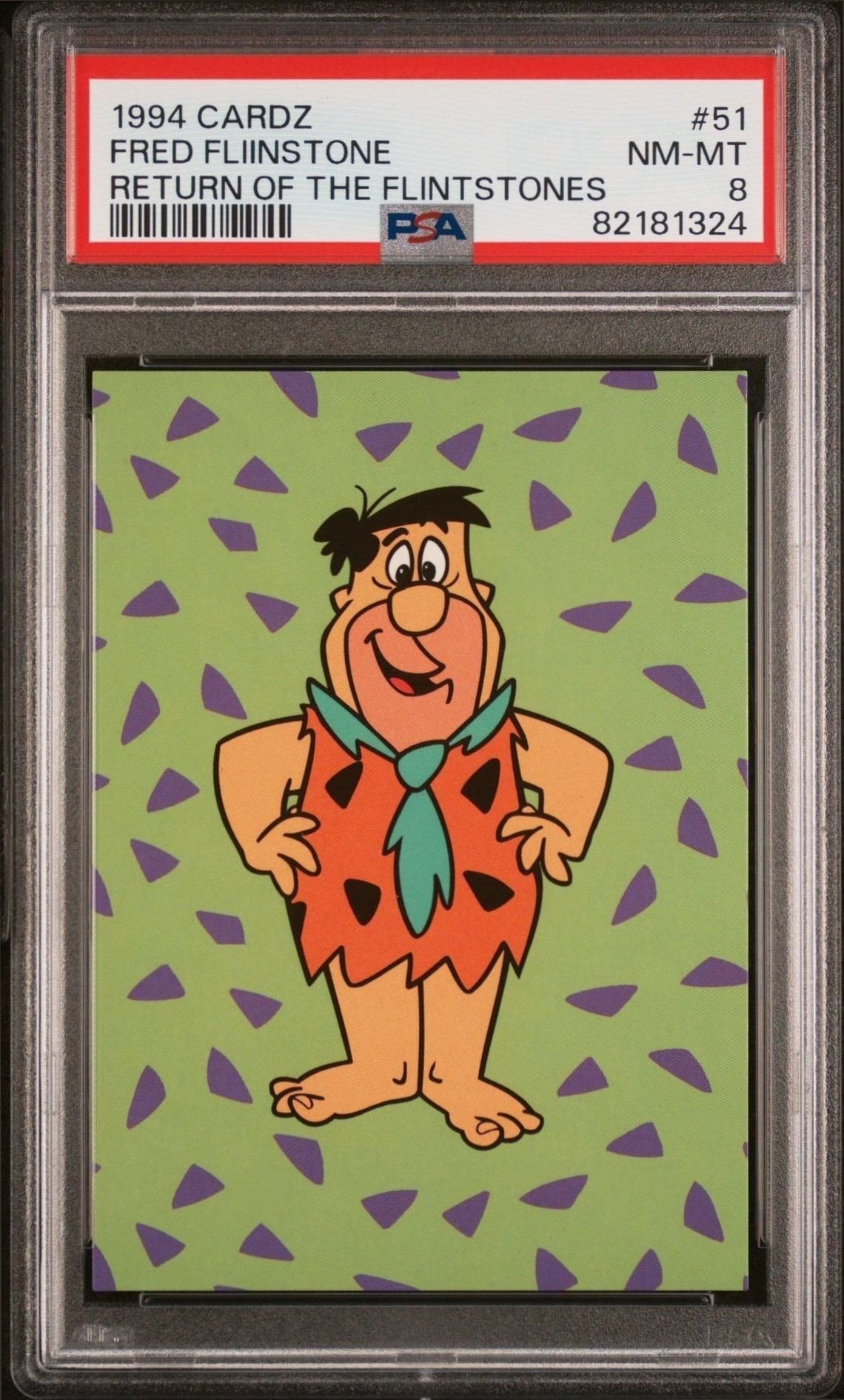 1994 Cardz Return of the Flintstones Fred Fliinstone #51 trading card