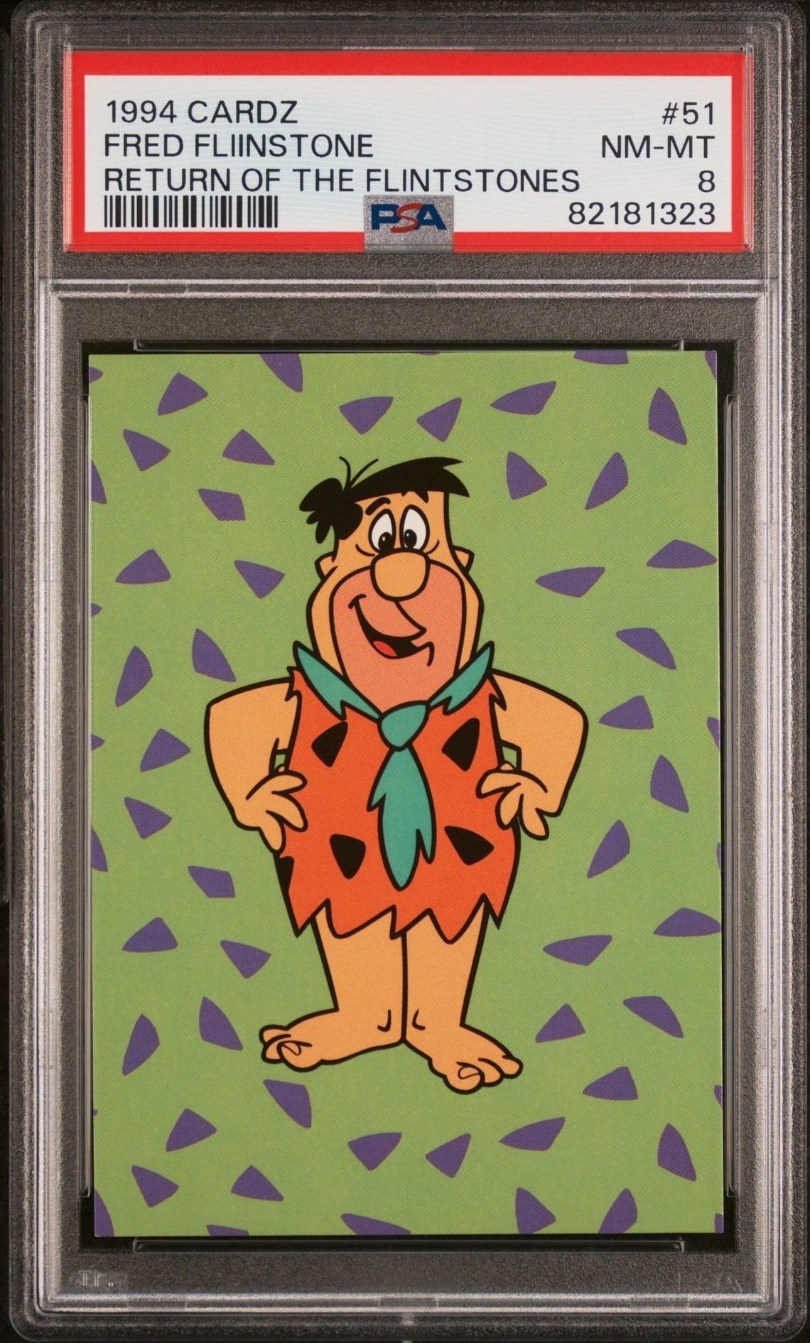 1994 Cardz Return of the Flintstones Fred Fliinstone #51 trading card