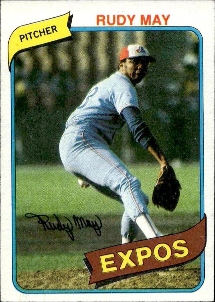 1980 Topps Rudy May #539 trading card