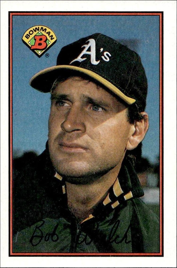 1989 Bowman Bob Welch #186 trading card