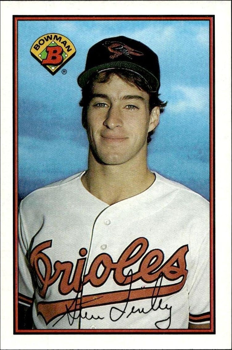 1989 Bowman Steve Finley #15 trading card
