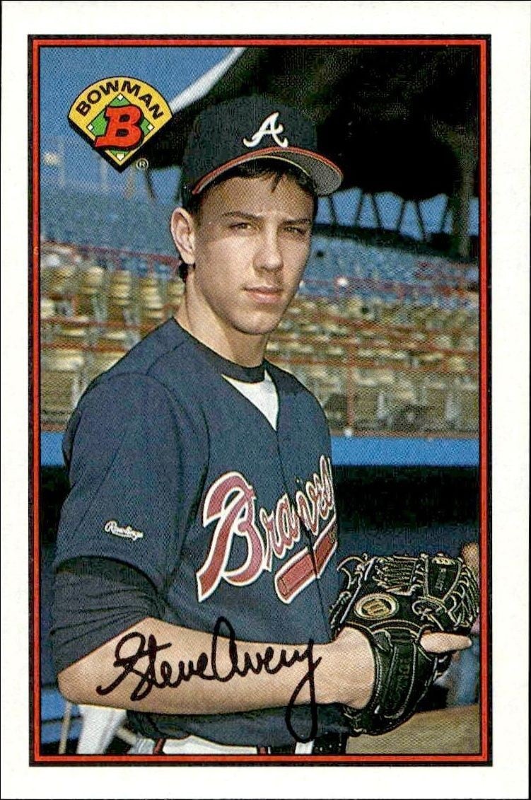1989 Bowman Steve Avery #268 trading card