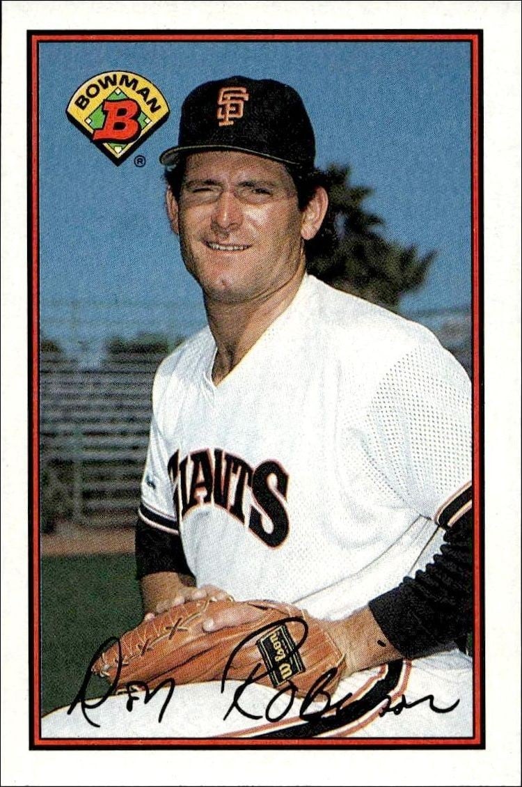 1989 Bowman Don Robinson #463 trading card