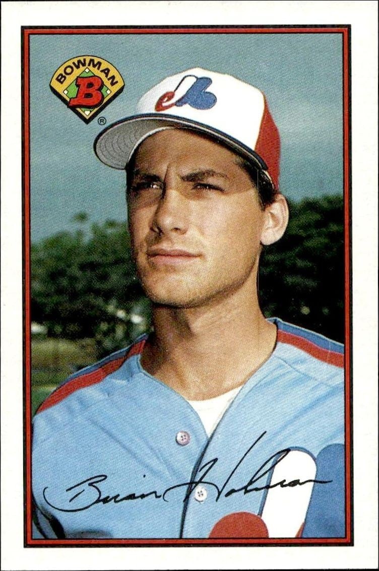 1989 Bowman Brian Holman #357 baseball trading card front