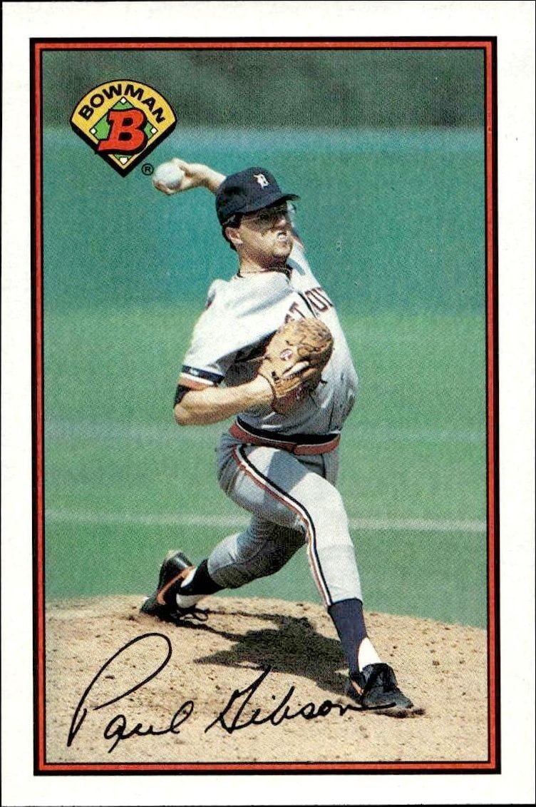1989 Bowman Paul Gibson #99 trading card