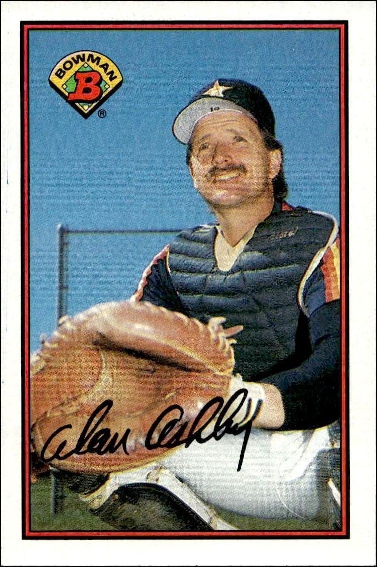 1989 Bowman Alan Ashby #327 trading card