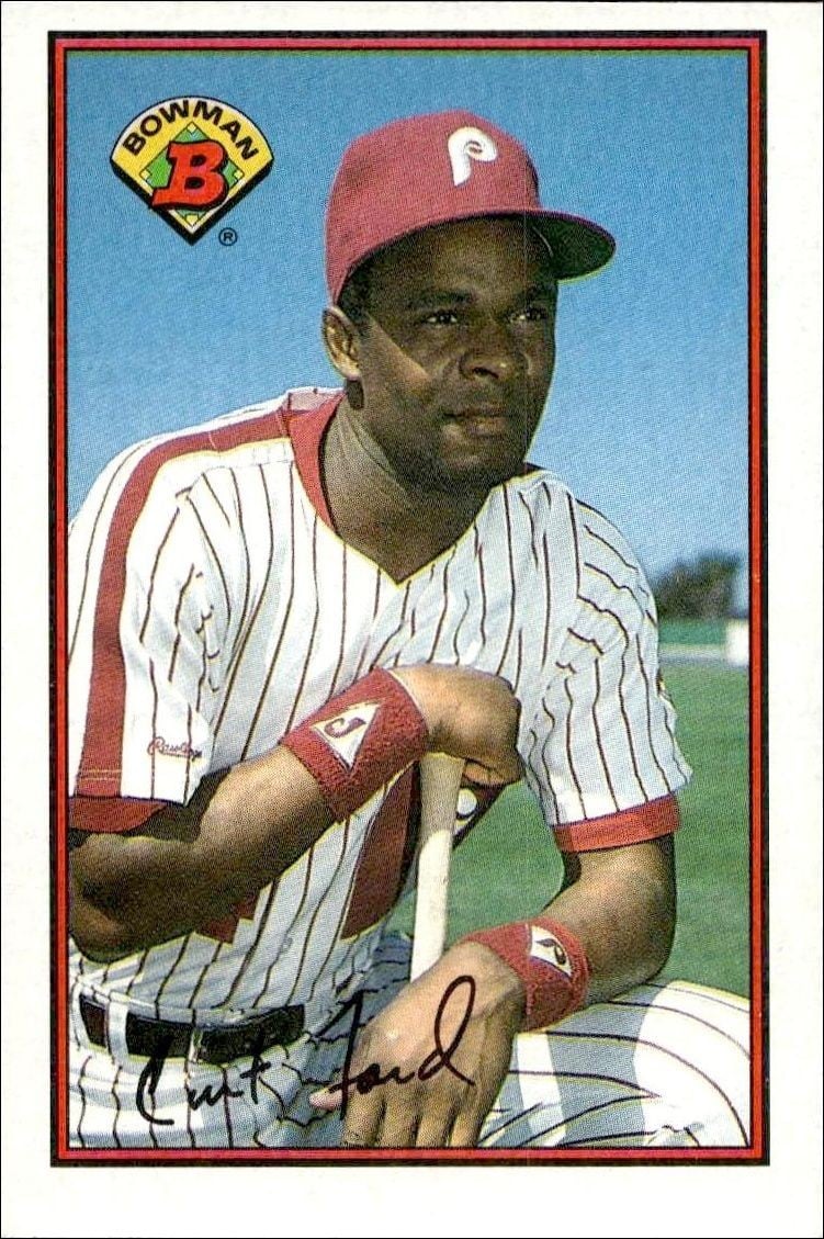 1989 Bowman Curt Ford #408 trading card