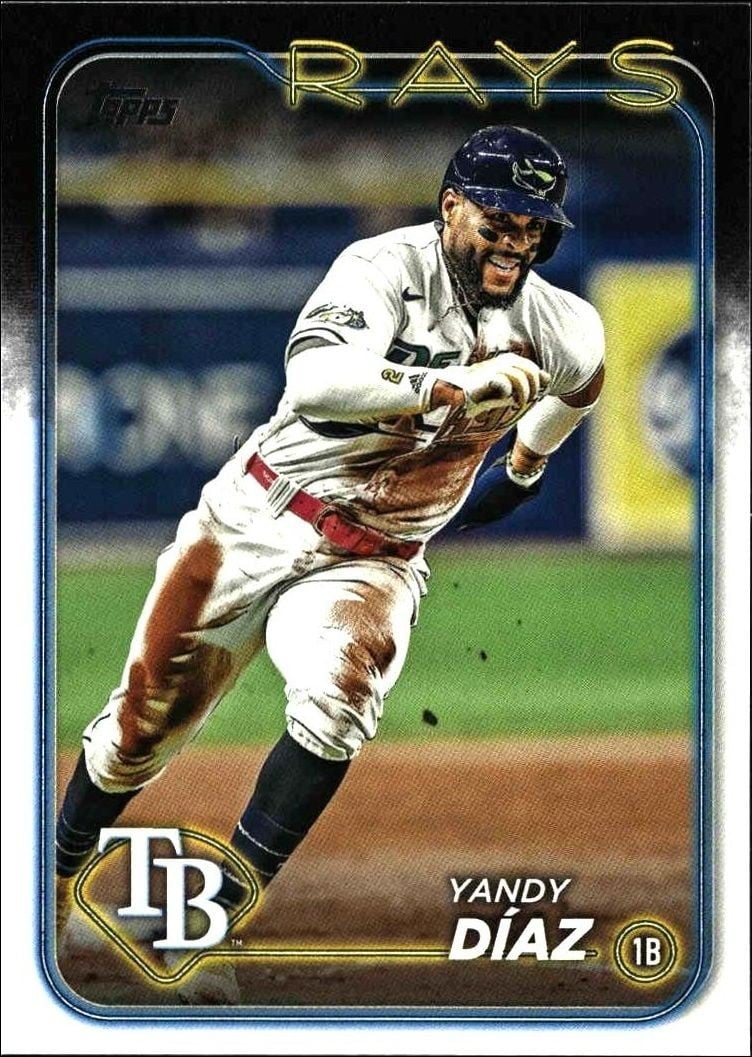 Yandy Díaz 2024 Topps Yandy Díaz #52 baseball trading card front