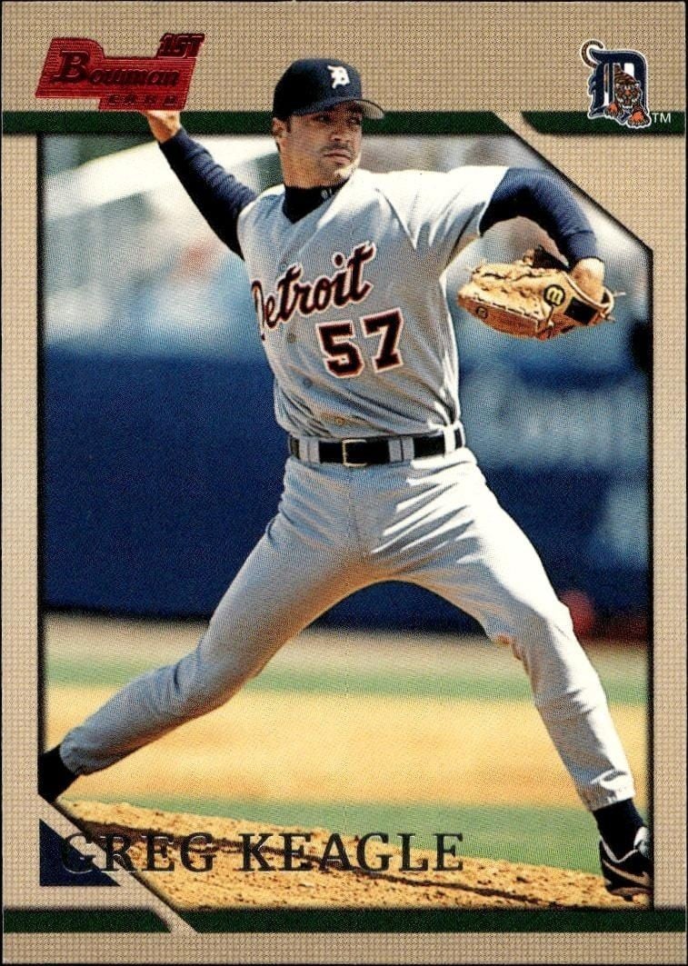 1996 Bowman Greg Keagle #276 trading card