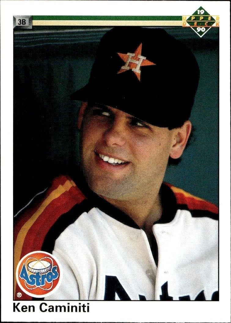 1990 Upper Deck Ken Caminiti #122 baseball trading card front