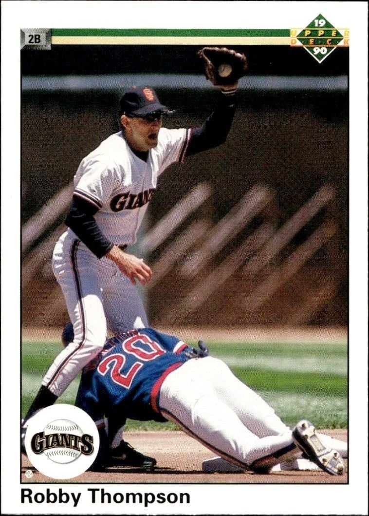 1990 Upper-Deck Low Number Robby Thompson #169 trading card